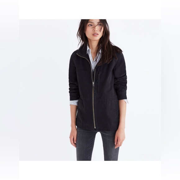 Madewell Jackets & Blazers - Madewell fleet jacket washed black
